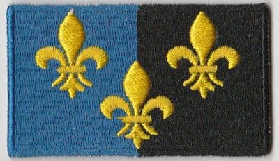 Monmouthshire Embroidered Flag Patch, style 04