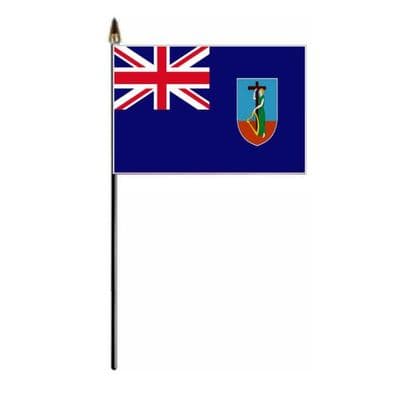 Montserrat Country Hand Flag - Small