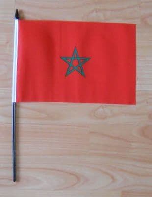 Morocco Country Hand Flag - Medium.