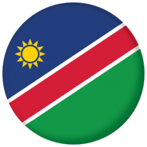 Namibia Country Flag 25mm Keyring