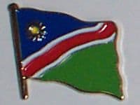 Namibia Country Flag Enamel Pin Badge