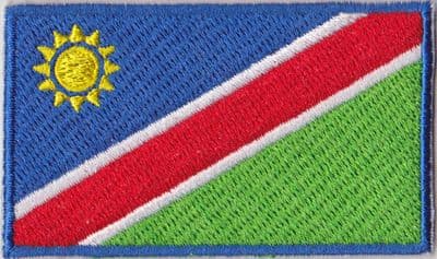Namibia Embroidered Flag Patch, style 04