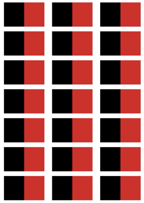 Namur Flag Stickers - 21 per sheet