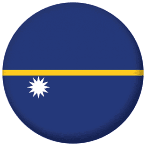 Nauru Country Flag 58mm Mirror