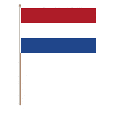 Netherlands Country Hand Flag - Large.