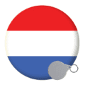 Netherlands Keyrings - 58mm