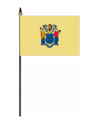 New Jersey Hand Flag - Small.