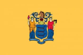 New Jersey State Large Flag - 5' x 3'.