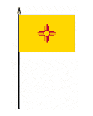 New Mexico Hand Flag - Small.