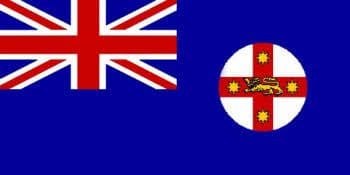 New South Wales Large Flag - 5' x 3'.