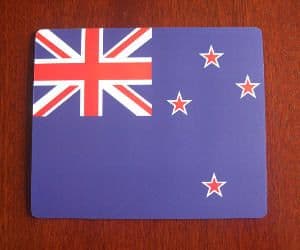 New Zealand Country Flag Hardtop Mouse Mat / Pad.