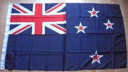 New Zealand Large Country Flag - 3' x 2'.