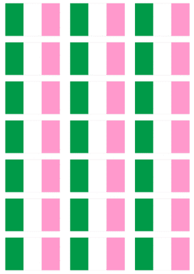 Newfoundland Flag Stickers - 21 per sheet