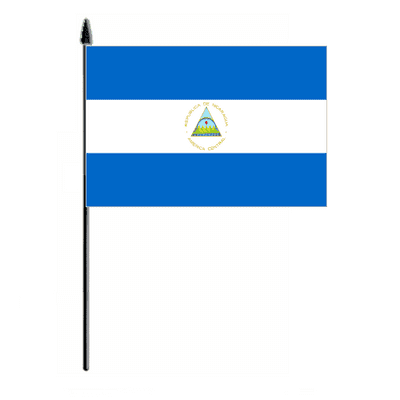 Nicaragua Country Hand Flag - Medium