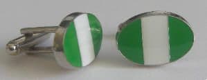 Nigeria Country Flag Cufflinks