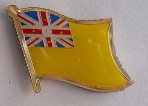 Niue Country Flag Enamel Pin Badge