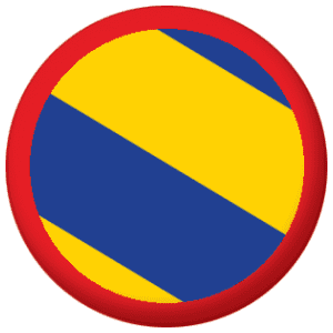 Nivernais Former Province Flag 58mm Button Badge