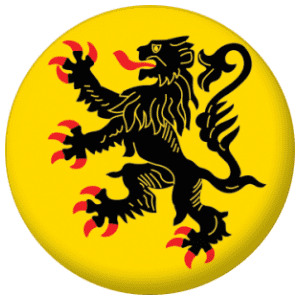 Nord-Pas-de-Calais Province Flag 25mm Flat Back