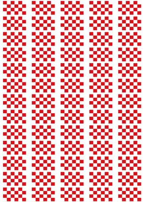 North Brabant Flag Stickers - 65 per sheet
