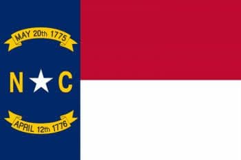North Carolina State Large Flag - 5' x 3'.