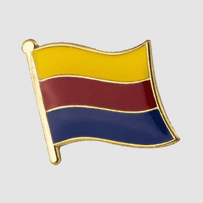 North Holland Netherlands Province Flag Enamel Pin Badge – small