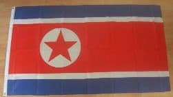 North Korea Large Country Flag - 3' x 2'.