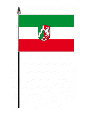 North Rhine-Westphalia Hand Flag - Small.