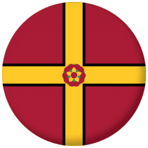 Northamptonshire County Flag 25mm Pin Button Badge