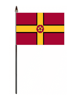 Northamptonshire Hand Flag - Small.