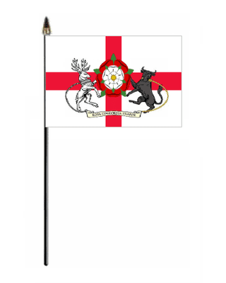 Northamptonshire Old Council Hand Flag - Small.