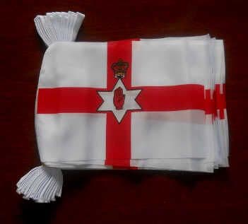 Northern Ireland Bunting, rectangular, 9 metre.