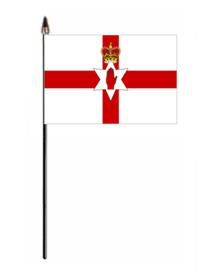 Northern Ireland Country Hand Flag - Small.