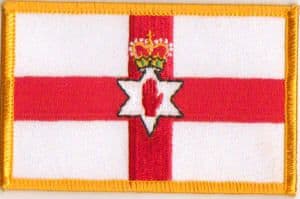 Northern Ireland Embroidered Flag Patch, style 08