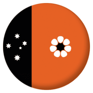 Northern Territory Flag 58mm Button Badge