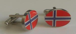 Norway Country Flag Cufflinks