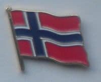 Norway Country Flag Enamel Pin Badge