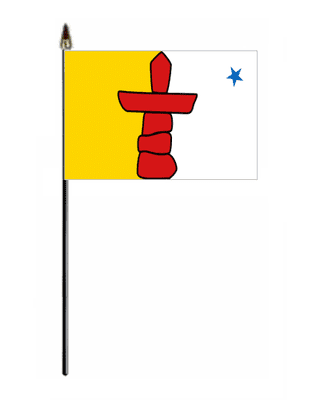 Nunavut Hand Flag - Small.