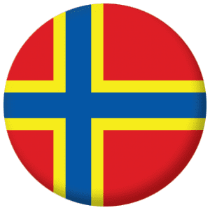 Orkney Islands Flag 25mm Button Badge