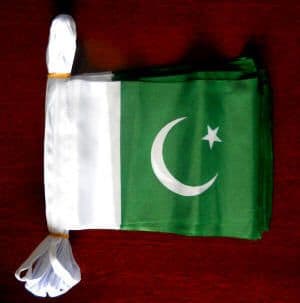 Pakistan Bunting, rectangular, 9 metre.