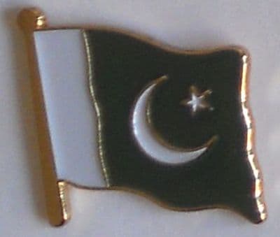 Pakistan Country Flag Enamel Pin Badge