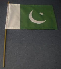 Pakistan Country Hand Flag.