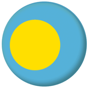 Palau Country Flag 25mm Fridge Magnet