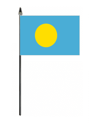 Palau Country Hand Flag - Small.