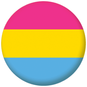 Pansexual Pride Flag 58mm Mirror