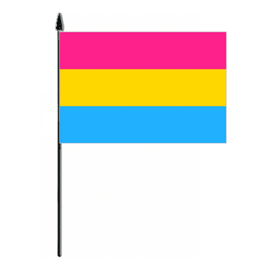 Pansexual Pride Hand Flag - Medium