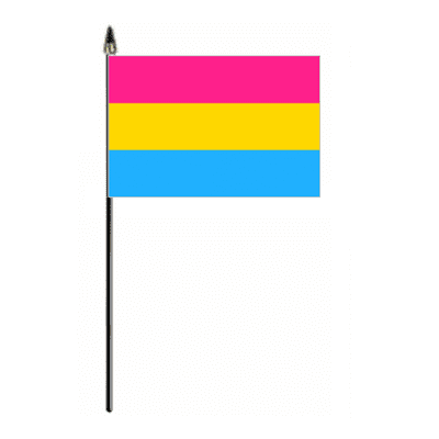Pansexual Pride Hand Flag - Small