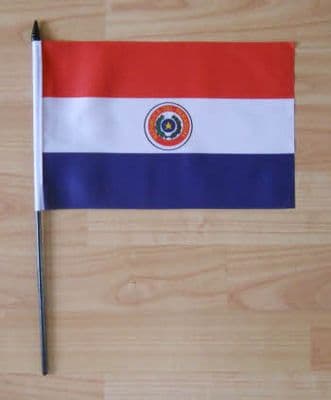 Paraguay Country Hand Flag - Medium.