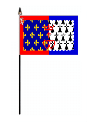 Pays de la Loire Hand Flag - Small.