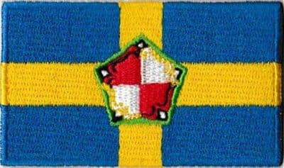 Pembrokeshire Embroidered Flag Patch, style 04