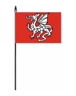 Pendragon Hand Flag - Small.
